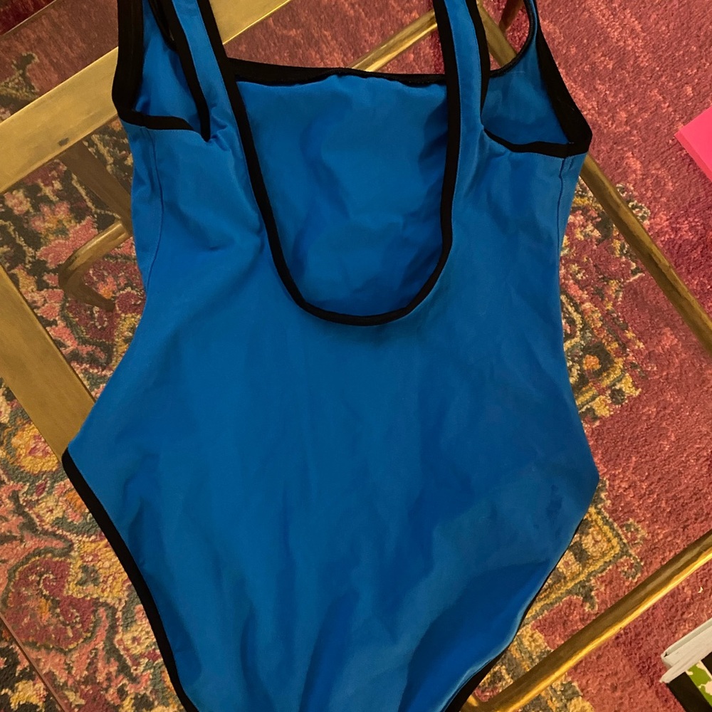 Blue One-Piece Swimsuit
